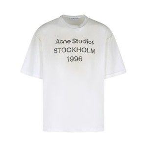Acne Studios Powder White Cotton Blend T-Shirt - NWT